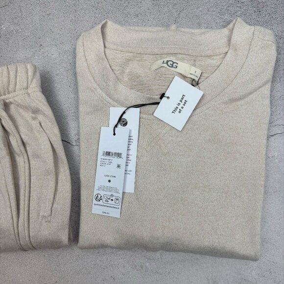 UGG Women's Gable II Lounge Set Oatmeal Heather, Size Small - Picture 3 of 5